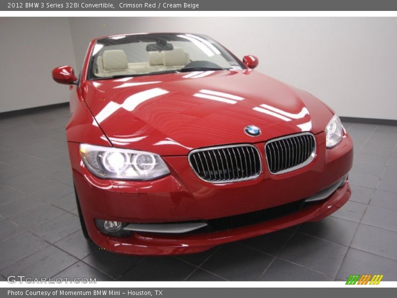 Crimson Red / Cream Beige 2012 BMW 3 Series 328i Convertible