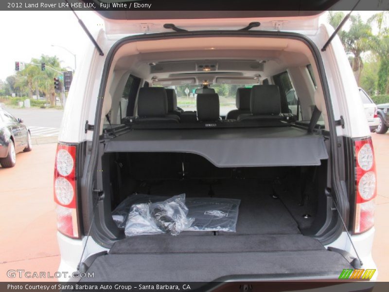 Fuji White / Ebony 2012 Land Rover LR4 HSE LUX