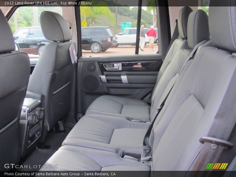 Fuji White / Ebony 2012 Land Rover LR4 HSE LUX