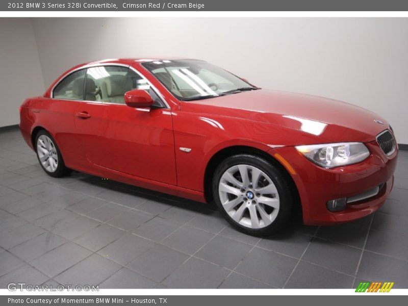 Crimson Red / Cream Beige 2012 BMW 3 Series 328i Convertible