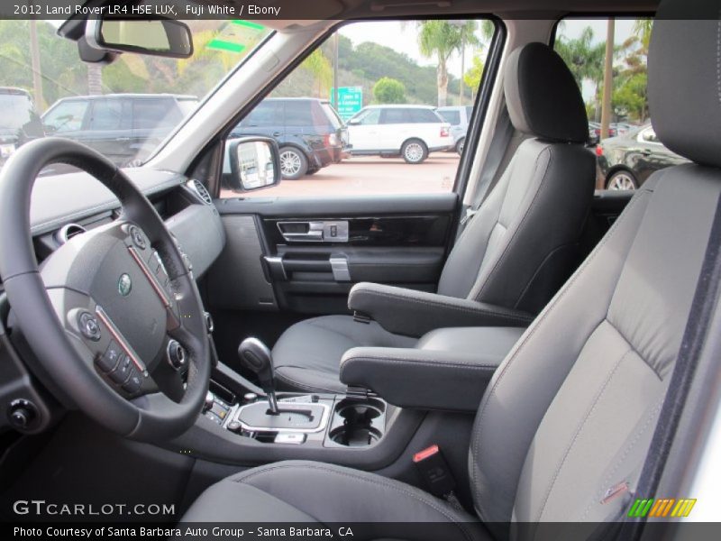 Fuji White / Ebony 2012 Land Rover LR4 HSE LUX