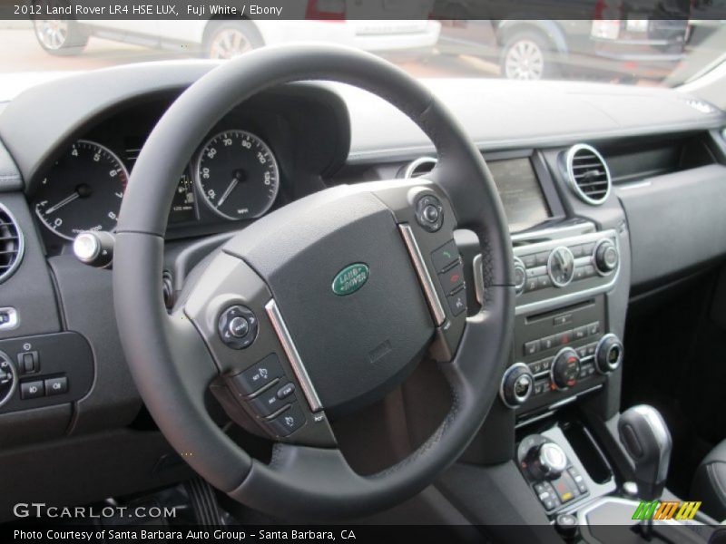 Fuji White / Ebony 2012 Land Rover LR4 HSE LUX