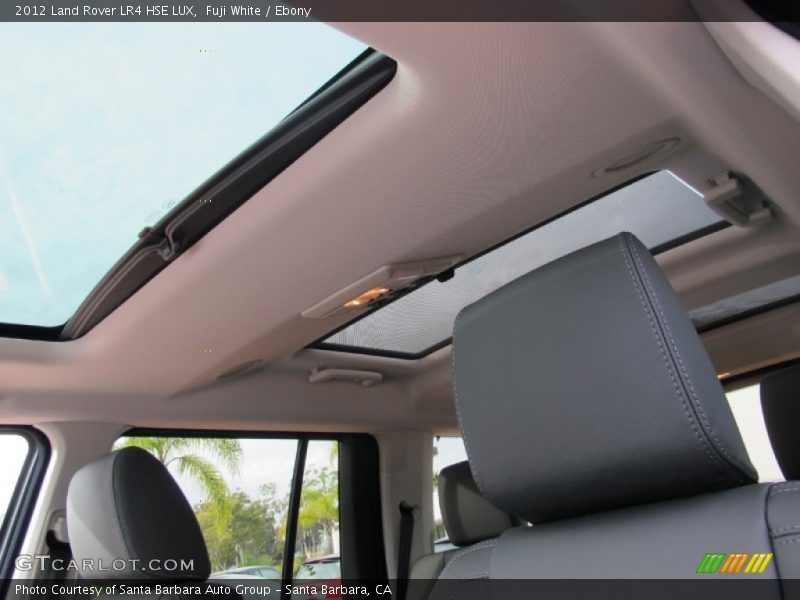 Fuji White / Ebony 2012 Land Rover LR4 HSE LUX