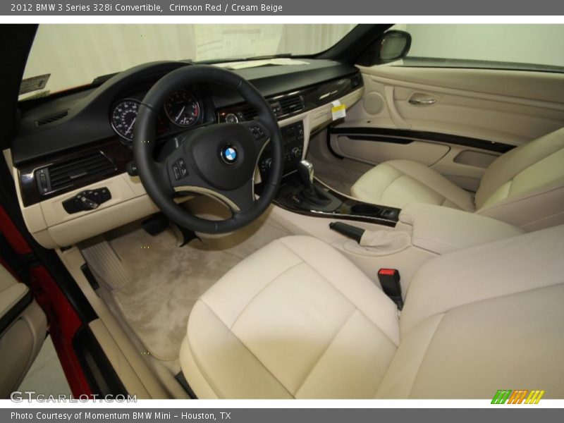 Crimson Red / Cream Beige 2012 BMW 3 Series 328i Convertible