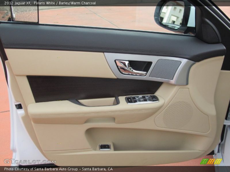 Polaris White / Barley/Warm Charcoal 2012 Jaguar XF
