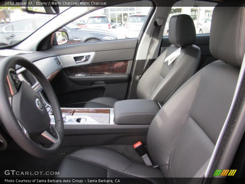 Ebony / Warm Charcoal/Warm Charcoal 2012 Jaguar XF