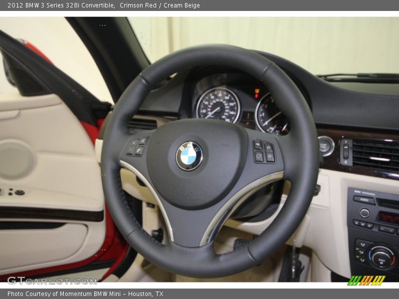 Crimson Red / Cream Beige 2012 BMW 3 Series 328i Convertible