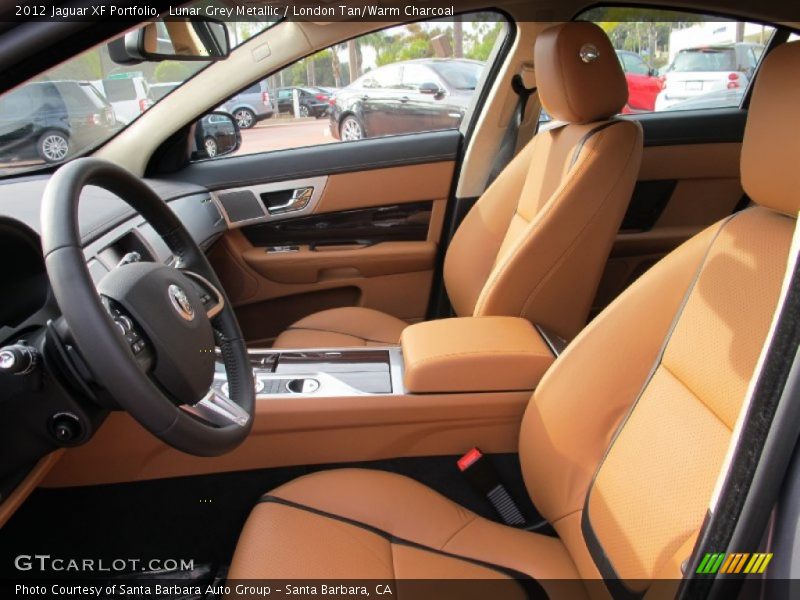 Lunar Grey Metallic / London Tan/Warm Charcoal 2012 Jaguar XF Portfolio