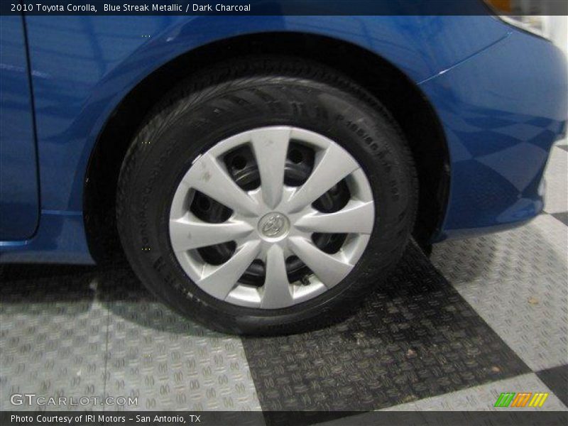 Blue Streak Metallic / Dark Charcoal 2010 Toyota Corolla