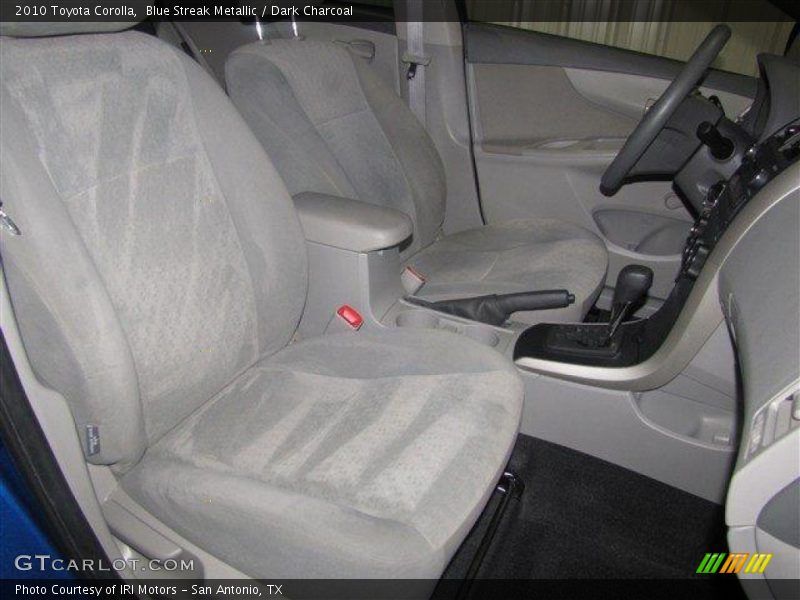 Blue Streak Metallic / Dark Charcoal 2010 Toyota Corolla