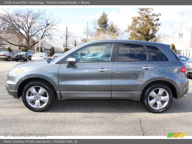 Polished Metal Metallic / Ebony 2008 Acura RDX Technology