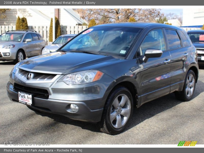 Polished Metal Metallic / Ebony 2008 Acura RDX Technology