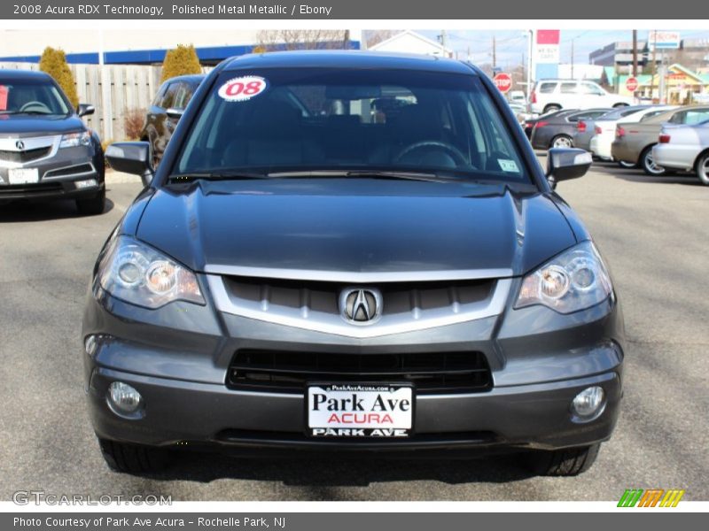 Polished Metal Metallic / Ebony 2008 Acura RDX Technology