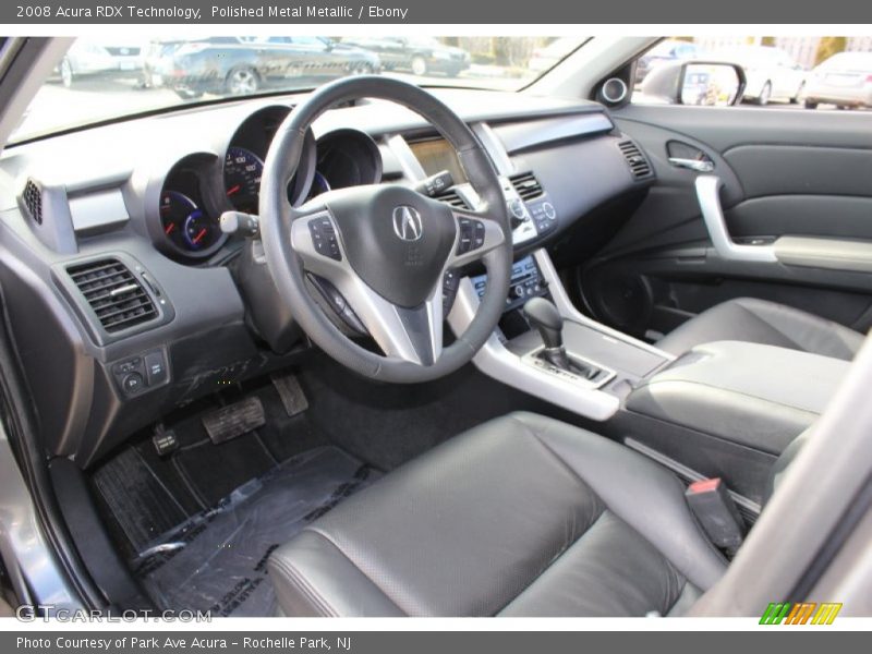 Polished Metal Metallic / Ebony 2008 Acura RDX Technology