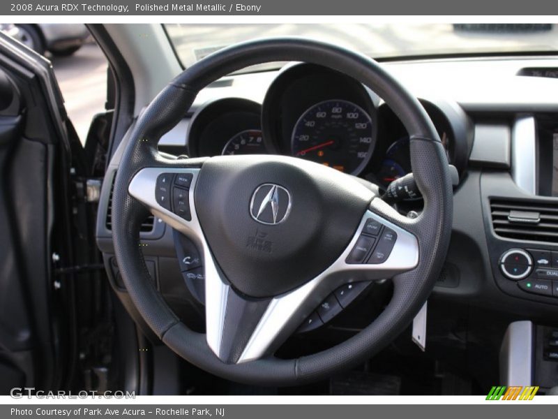 Polished Metal Metallic / Ebony 2008 Acura RDX Technology