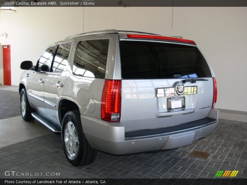 Quicksilver / Ebony 2008 Cadillac Escalade AWD