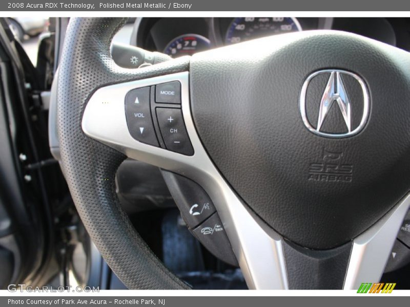 Polished Metal Metallic / Ebony 2008 Acura RDX Technology