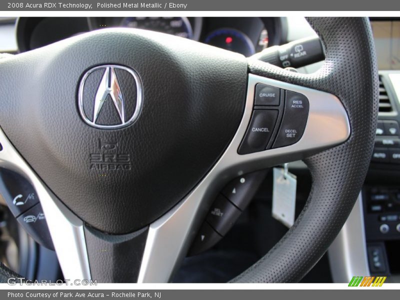 Polished Metal Metallic / Ebony 2008 Acura RDX Technology