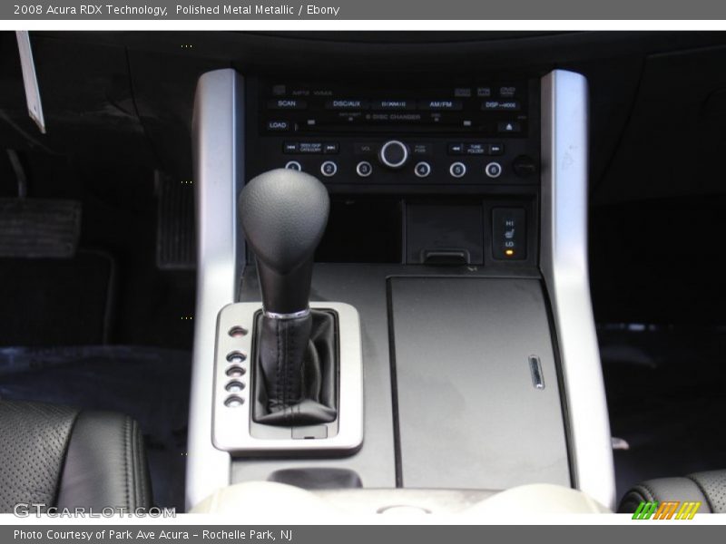 Polished Metal Metallic / Ebony 2008 Acura RDX Technology