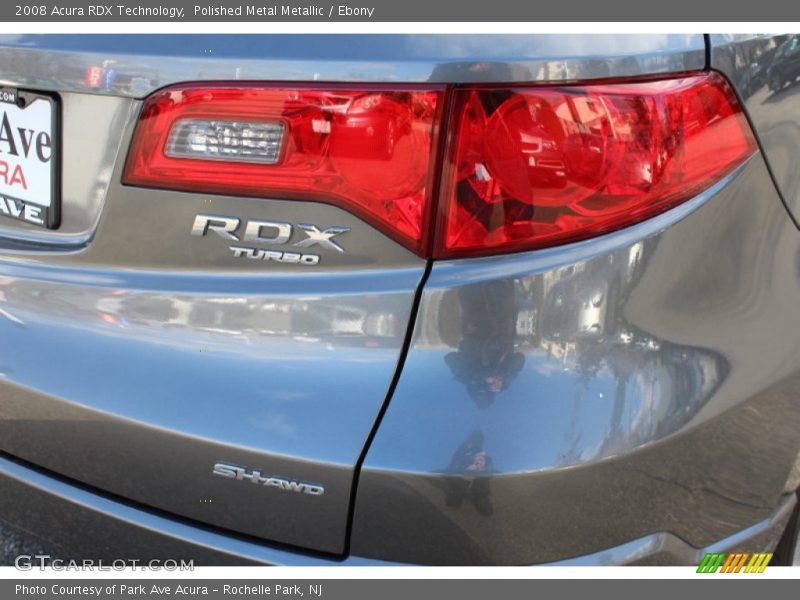 Polished Metal Metallic / Ebony 2008 Acura RDX Technology