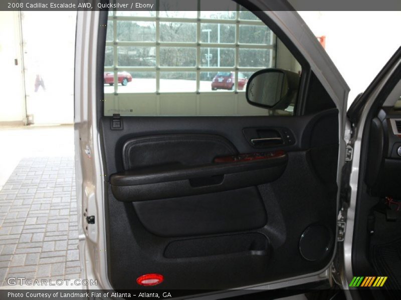 Quicksilver / Ebony 2008 Cadillac Escalade AWD