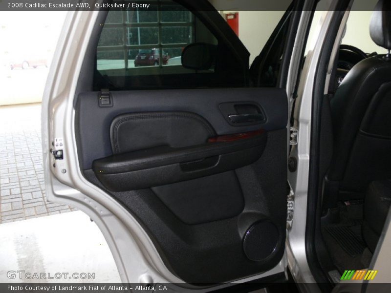 Quicksilver / Ebony 2008 Cadillac Escalade AWD