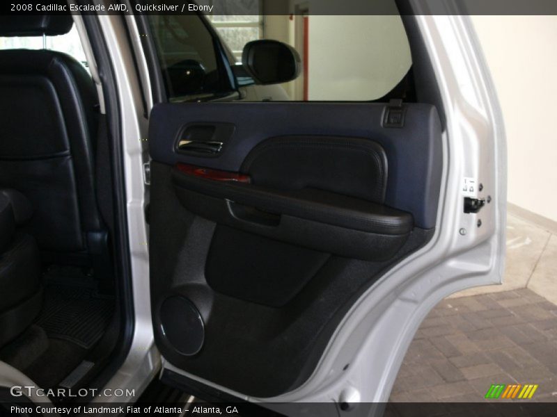 Quicksilver / Ebony 2008 Cadillac Escalade AWD