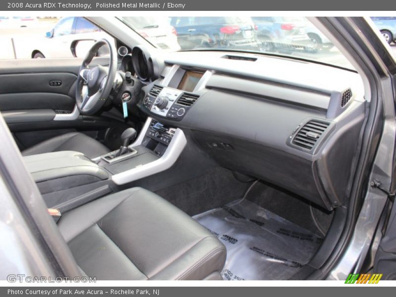 Polished Metal Metallic / Ebony 2008 Acura RDX Technology