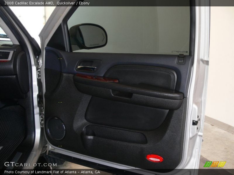Quicksilver / Ebony 2008 Cadillac Escalade AWD