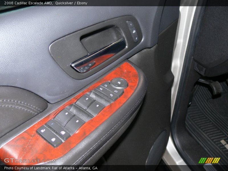 Quicksilver / Ebony 2008 Cadillac Escalade AWD