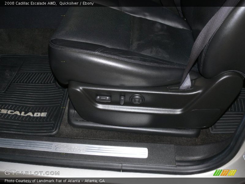 Quicksilver / Ebony 2008 Cadillac Escalade AWD