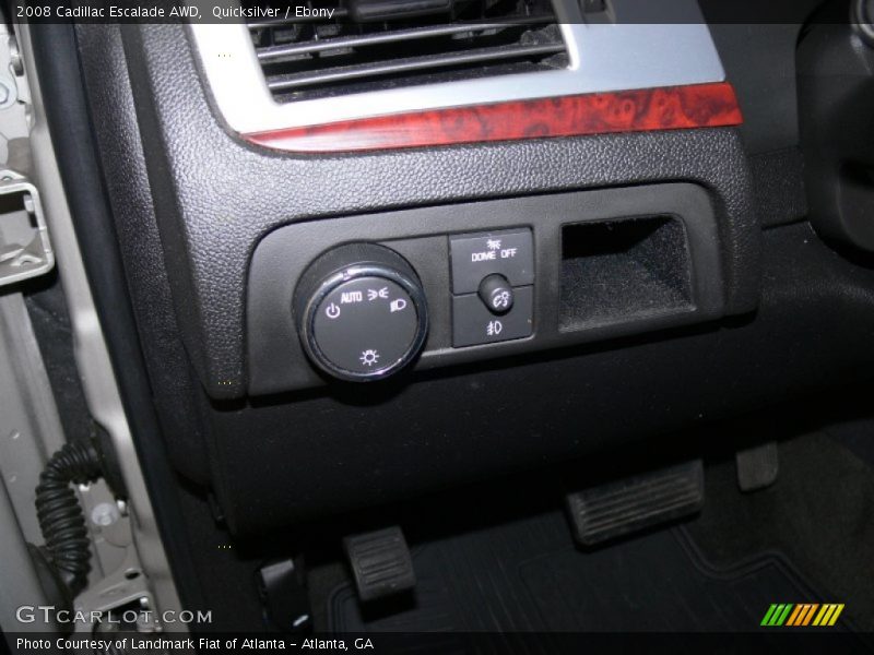 Quicksilver / Ebony 2008 Cadillac Escalade AWD