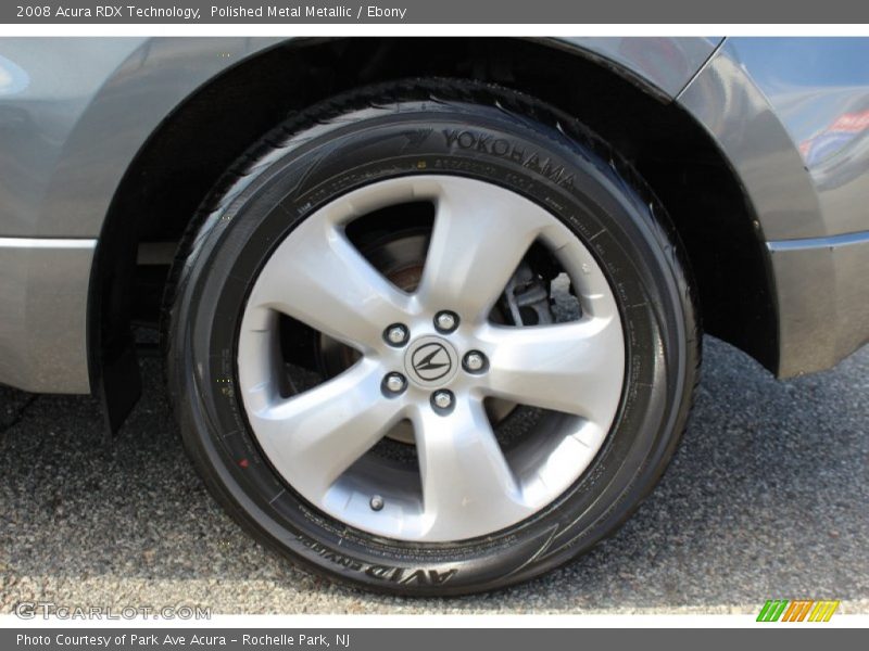 Polished Metal Metallic / Ebony 2008 Acura RDX Technology
