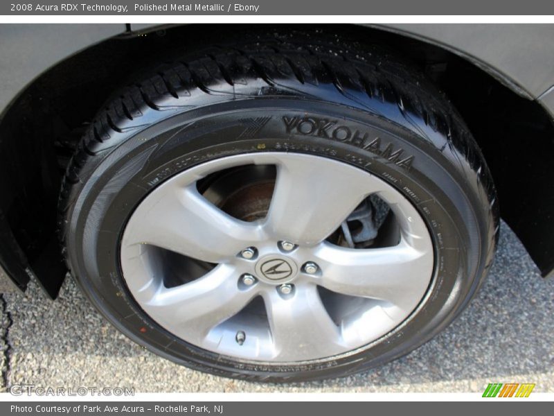 Polished Metal Metallic / Ebony 2008 Acura RDX Technology
