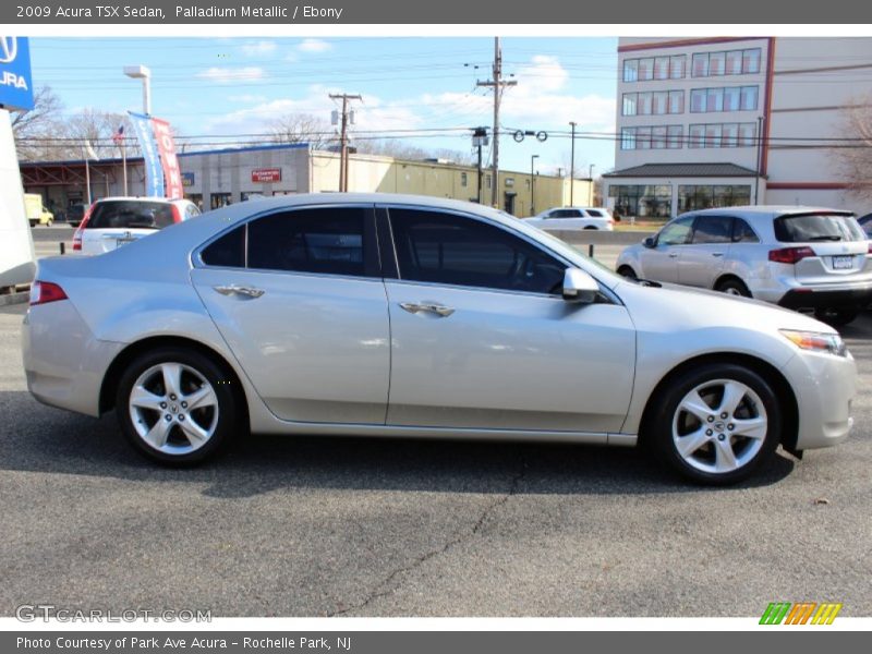 Palladium Metallic / Ebony 2009 Acura TSX Sedan