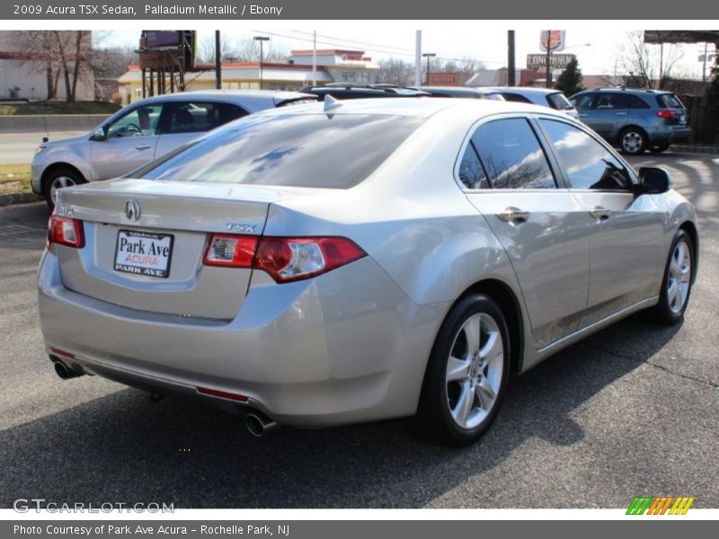 Palladium Metallic / Ebony 2009 Acura TSX Sedan