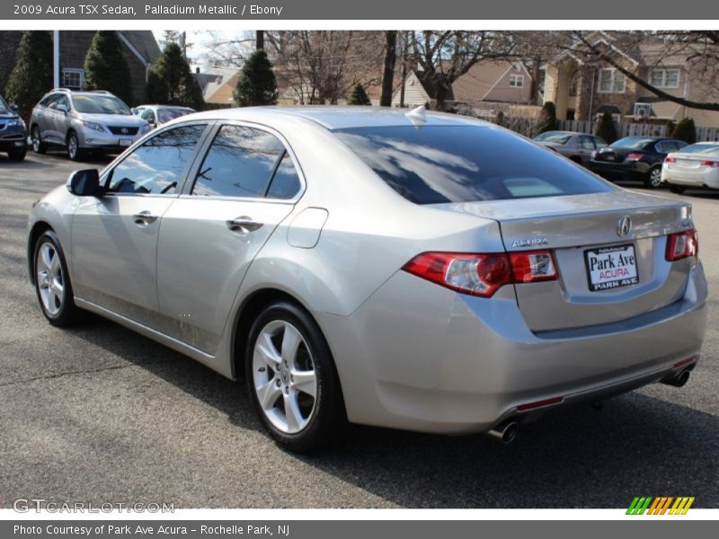 Palladium Metallic / Ebony 2009 Acura TSX Sedan