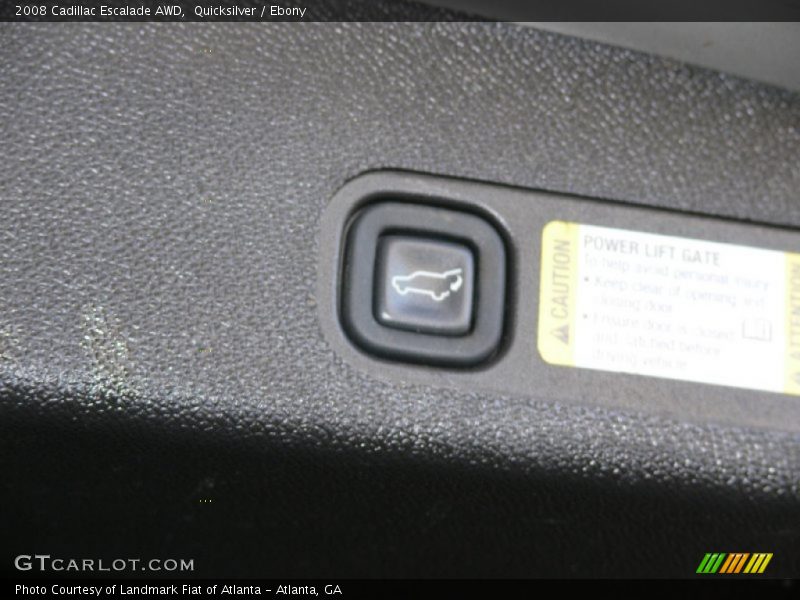 Quicksilver / Ebony 2008 Cadillac Escalade AWD