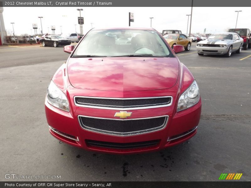 Crystal Red Tintcoat / Titanium 2012 Chevrolet Malibu LT