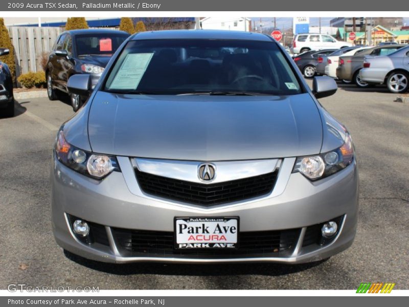 Palladium Metallic / Ebony 2009 Acura TSX Sedan