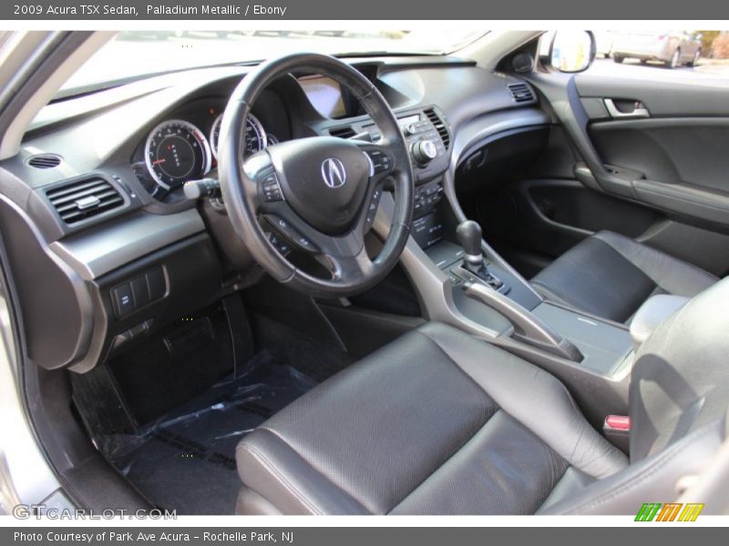 Palladium Metallic / Ebony 2009 Acura TSX Sedan