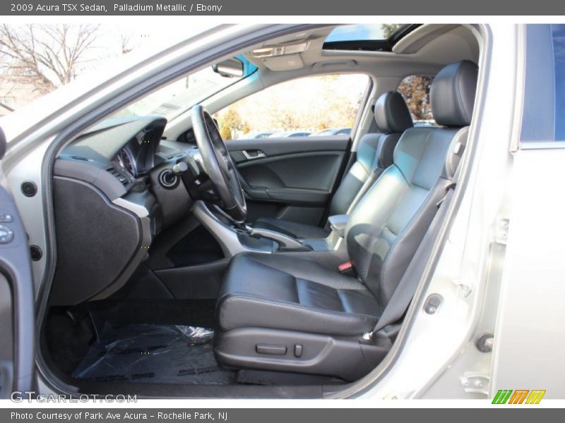 Palladium Metallic / Ebony 2009 Acura TSX Sedan