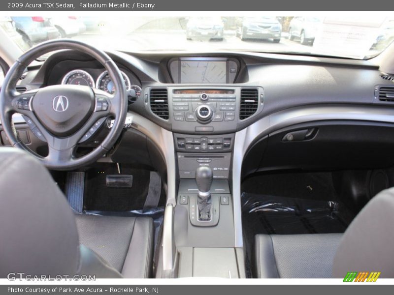 Palladium Metallic / Ebony 2009 Acura TSX Sedan