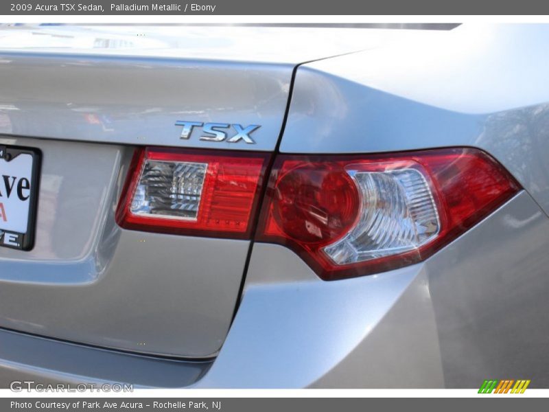 Palladium Metallic / Ebony 2009 Acura TSX Sedan