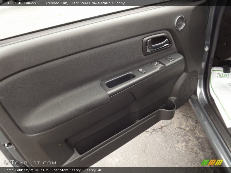 Dark Steel Gray Metallic / Ebony 2012 GMC Canyon SLE Extended Cab