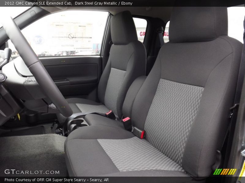  2012 Canyon SLE Extended Cab Ebony Interior