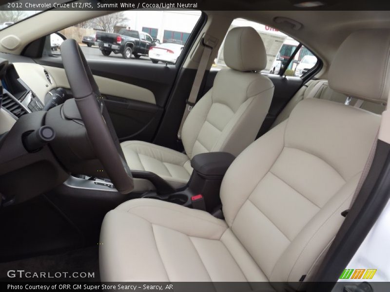 Summit White / Cocoa/Light Neutral 2012 Chevrolet Cruze LTZ/RS