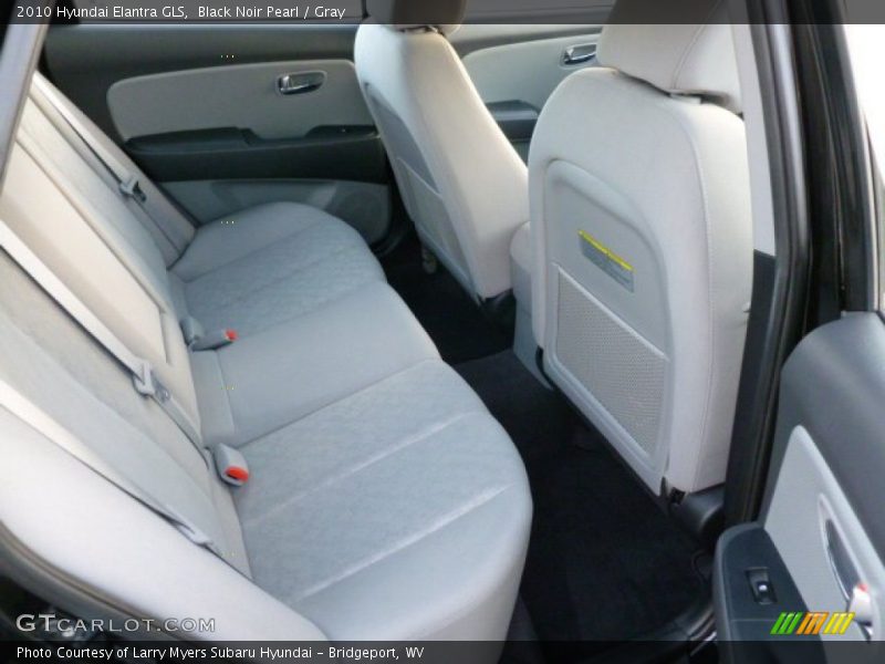 Black Noir Pearl / Gray 2010 Hyundai Elantra GLS