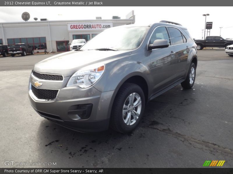 Graystone Metallic / Jet Black 2012 Chevrolet Equinox LT