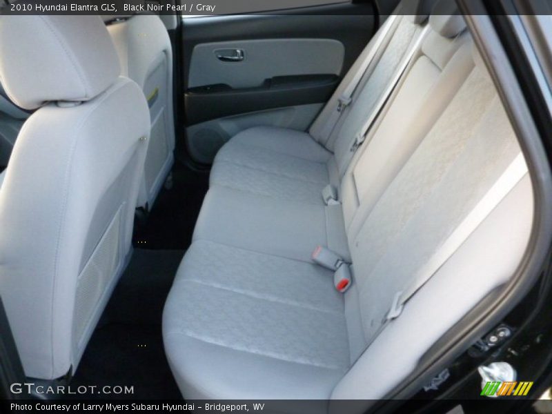 Black Noir Pearl / Gray 2010 Hyundai Elantra GLS